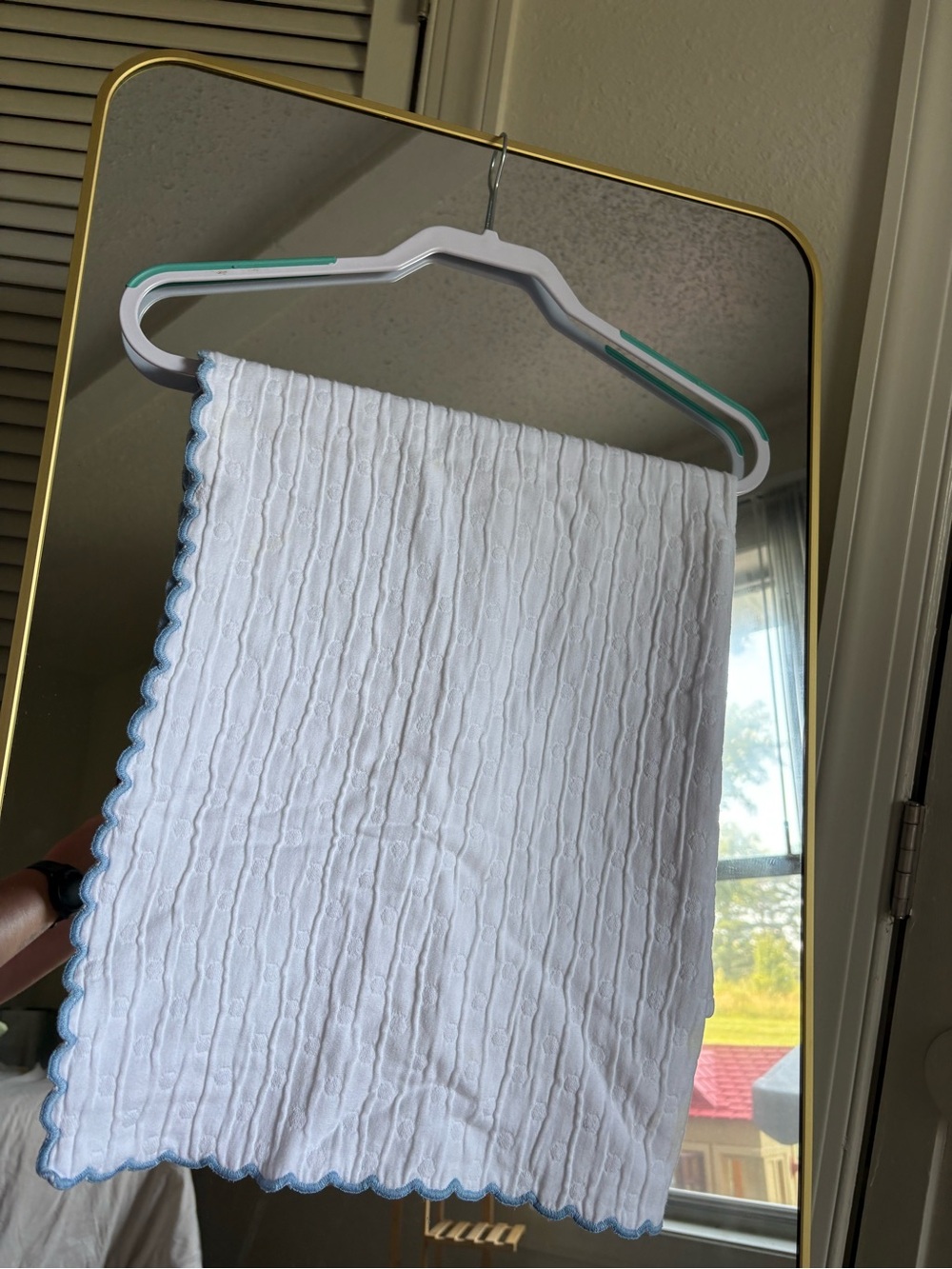 Vintage Peacock alley baby blanket